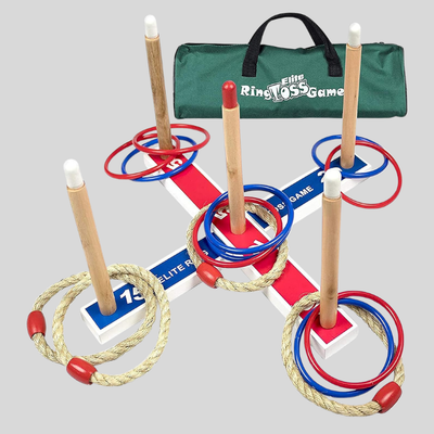 Elite Sportz Ring Toss Games for Kids - Outdoor Yard Game for Adults