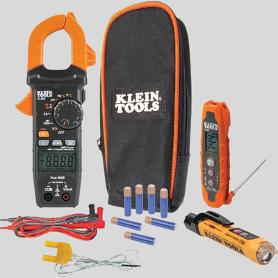 Klein Tools CL320KIT HVAC Kit for HVAC Testing; Digital Clamp Meter
