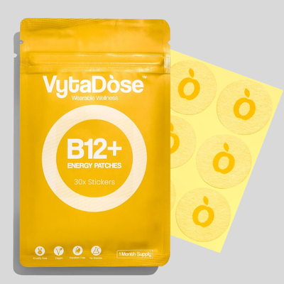 Topical B12 Energy Patches for Mood, Energy & Cognition