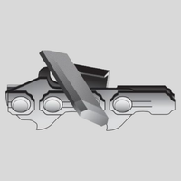 Double Bevel Flat Chisel Bit Square Chisel Chainsaw