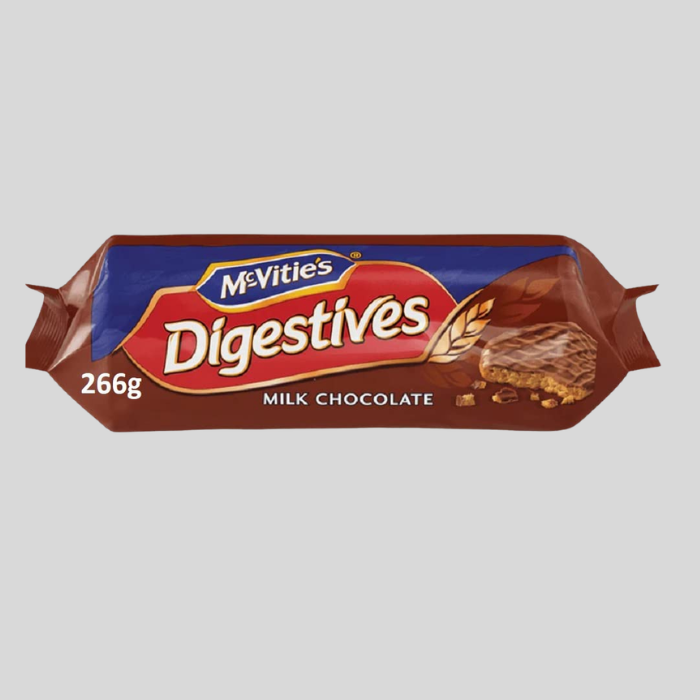 Mcvities Milk Chocolate Digestives 266g (Pack of 4)