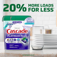 Cascade Platinum Plus Dishwasher Pods