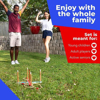 Elite Sportz Ring Toss Games for Kids - Outdoor Yard Game for Adults